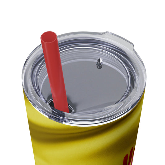 New Mexico Skinny Tumbler with Straw, 20oz