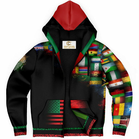 African Nations Microfleece Ziphoodie