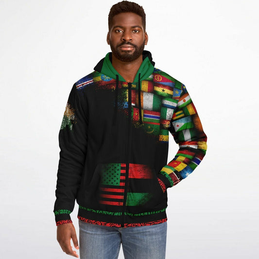 African Nations Microfleece Ziphoodie